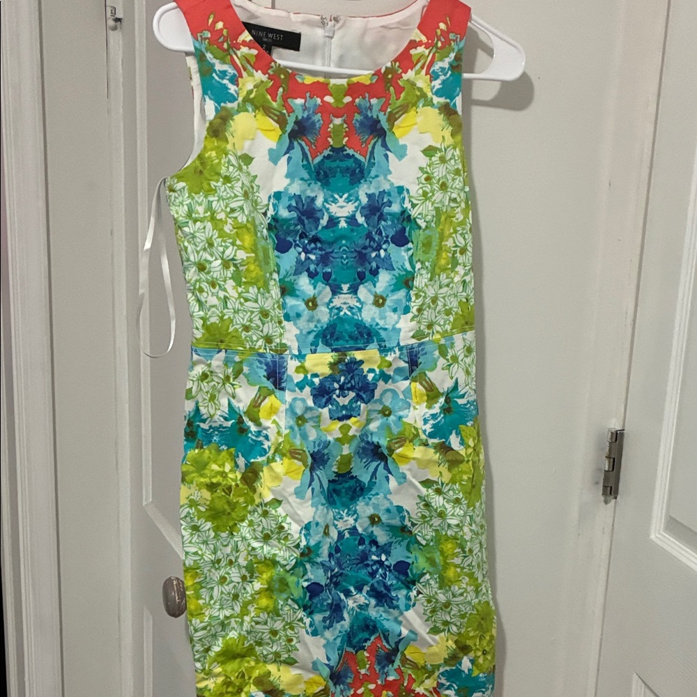 Colorful Floral Kids Dress